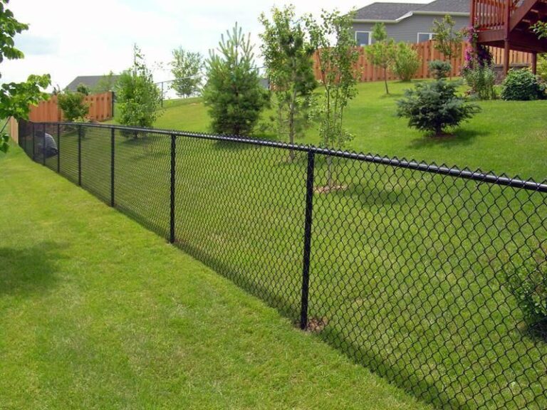 residential chain link fence